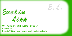 evelin lipp business card